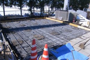 お墓の基礎工事 基礎砕石